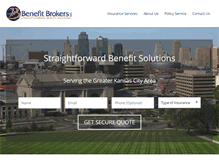 Tablet Screenshot of benefitbrokersllc.com